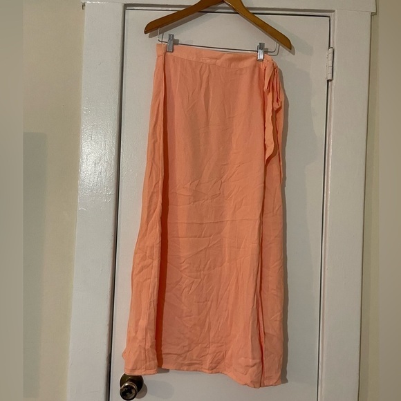 Lucca Couture Creamy Peach Maxi Skirt Size Small NWT - Picture 2 of 9